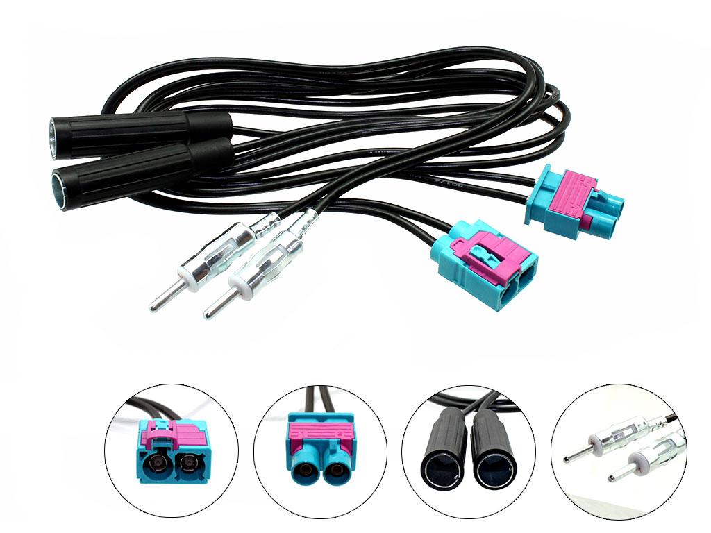 Aerial Adapter Dual Euro For Fm Modulator