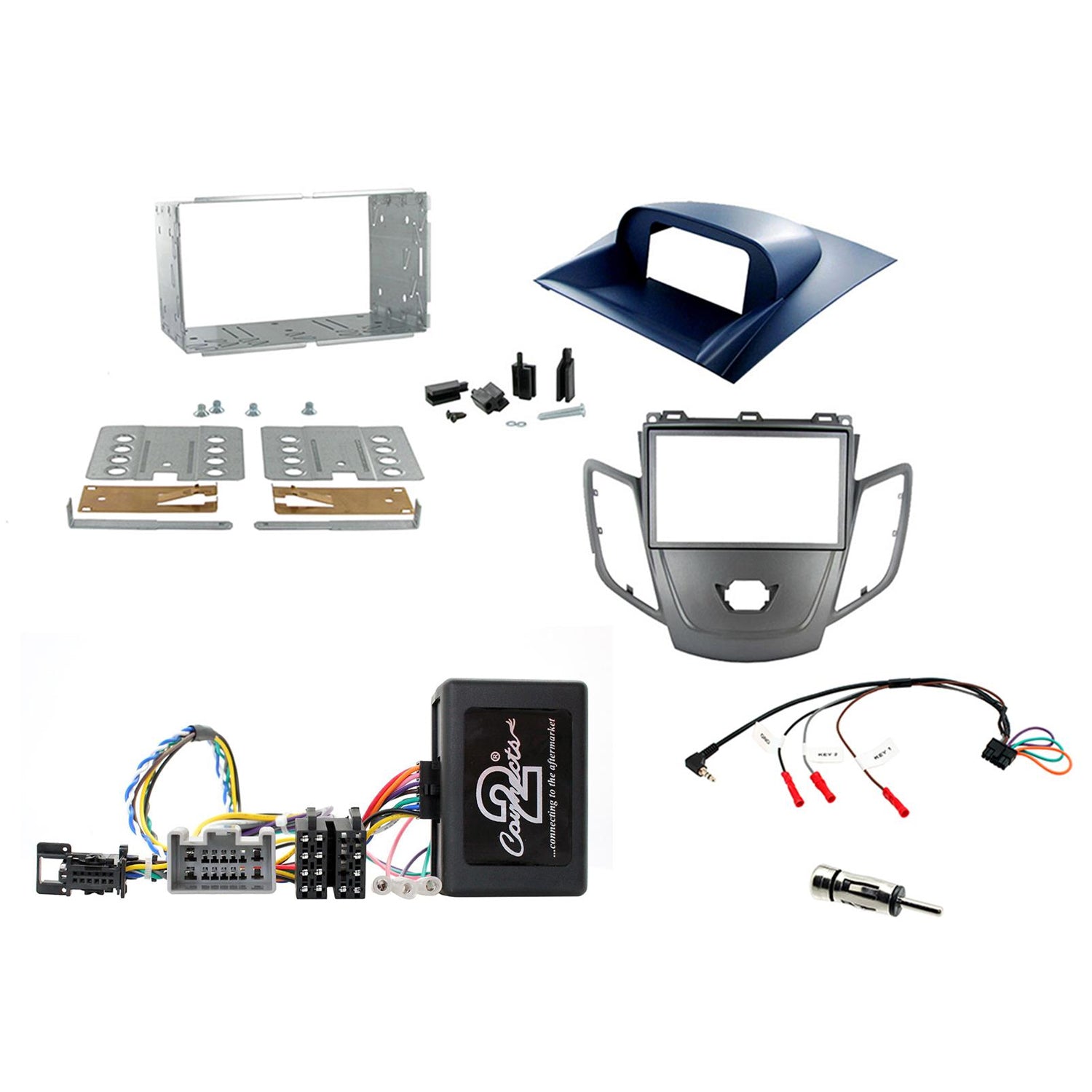 Fitting Kit Ford Fiesta 2008 - 2010 (Black) Complete Kit