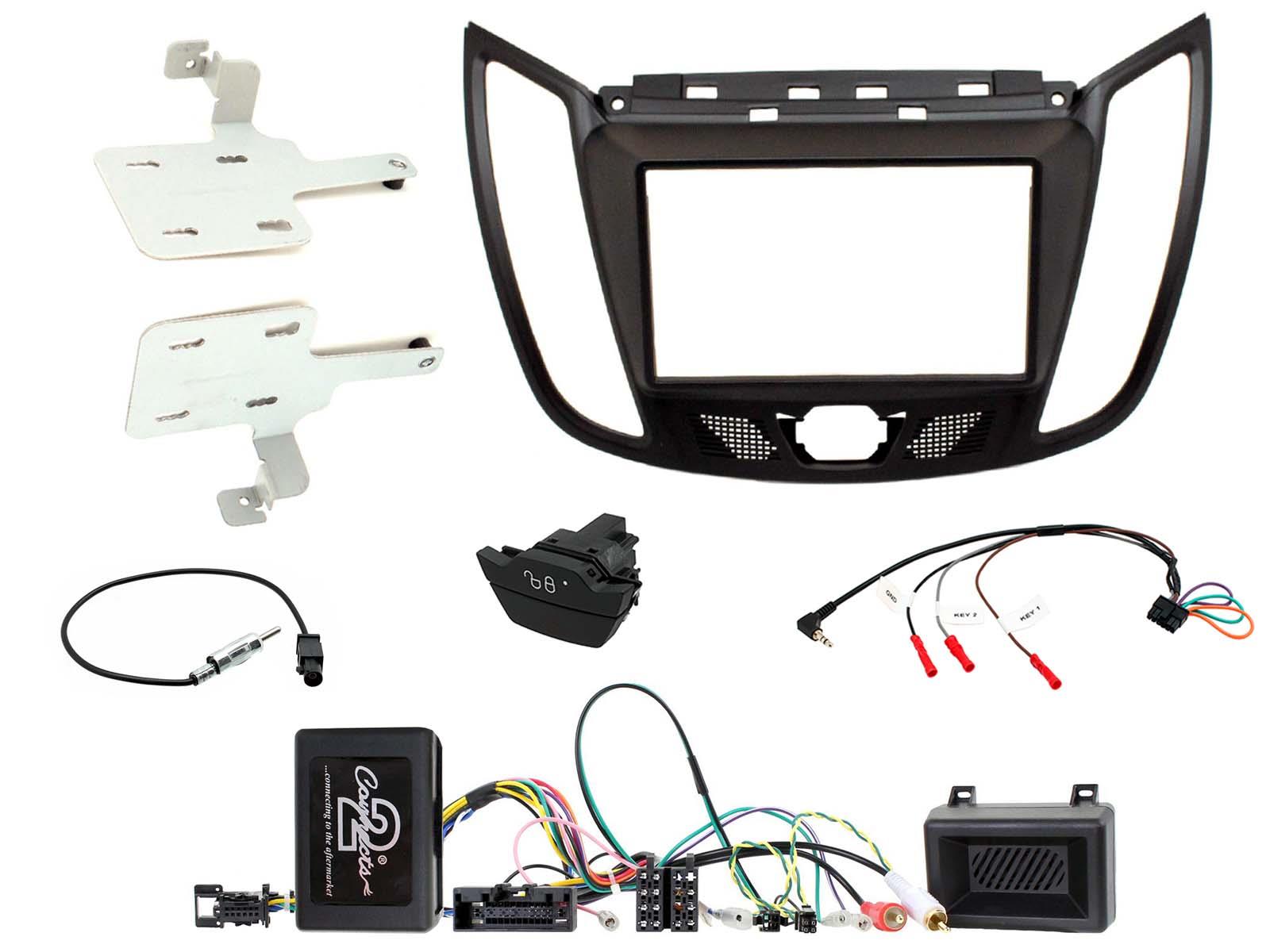 Fitting Kit Ford Kuga 2013 - 2019 Double Din (Black) Complete Kit