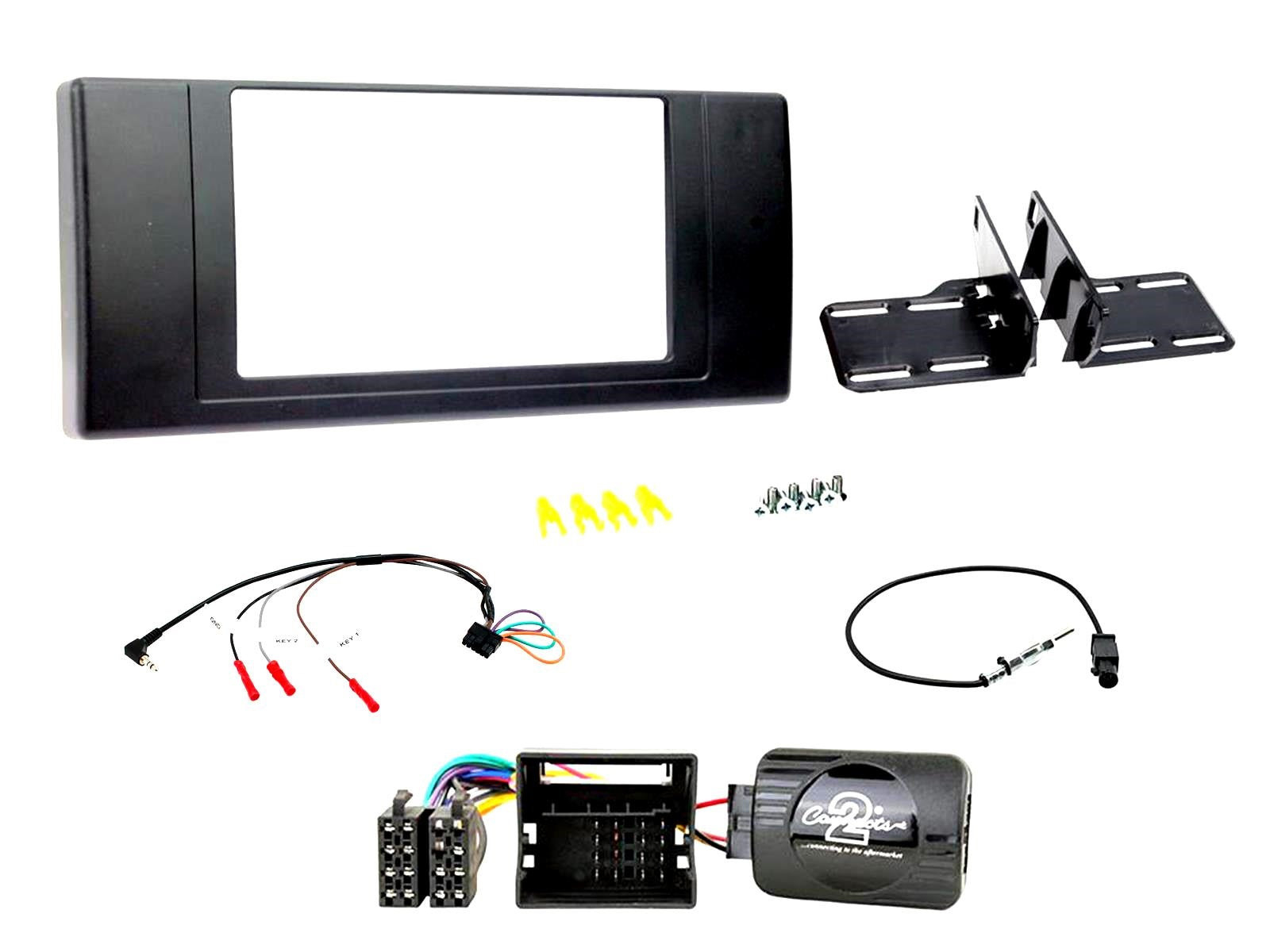 Fitting Kit Landrover Range Rover (L322) 2002 - 2005 Double Din (Black) Complete Kit