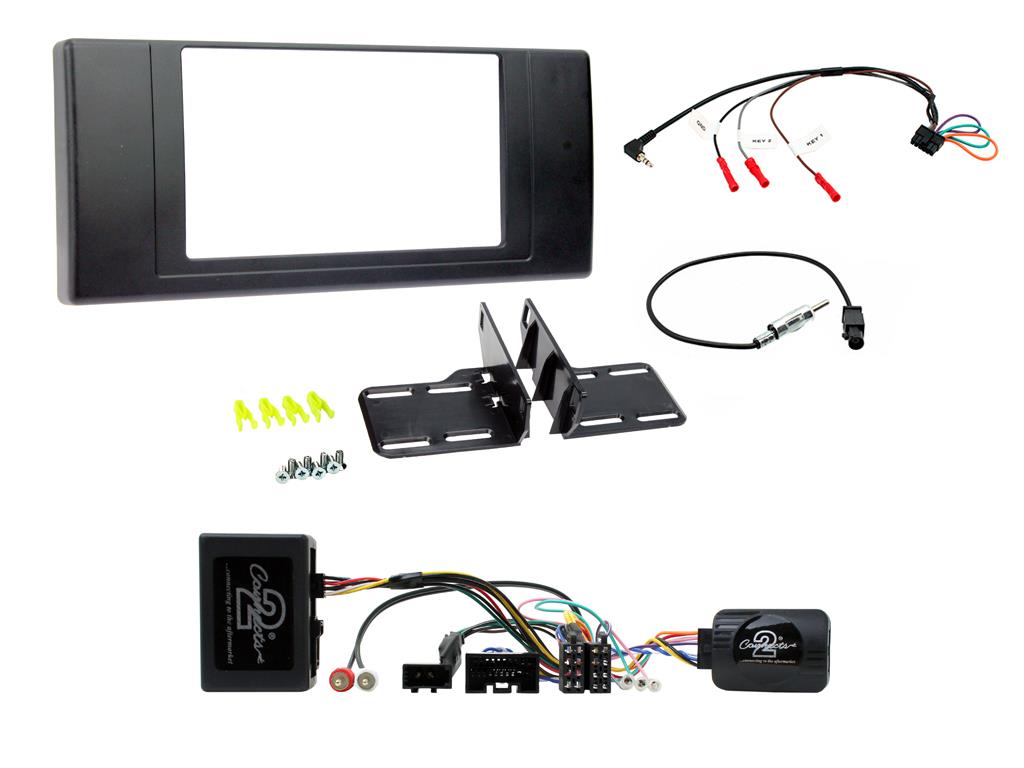 Fitting Kit Landrover Range Rover Vogue 2006 - 2012 Double Din (Black) Complete Kit