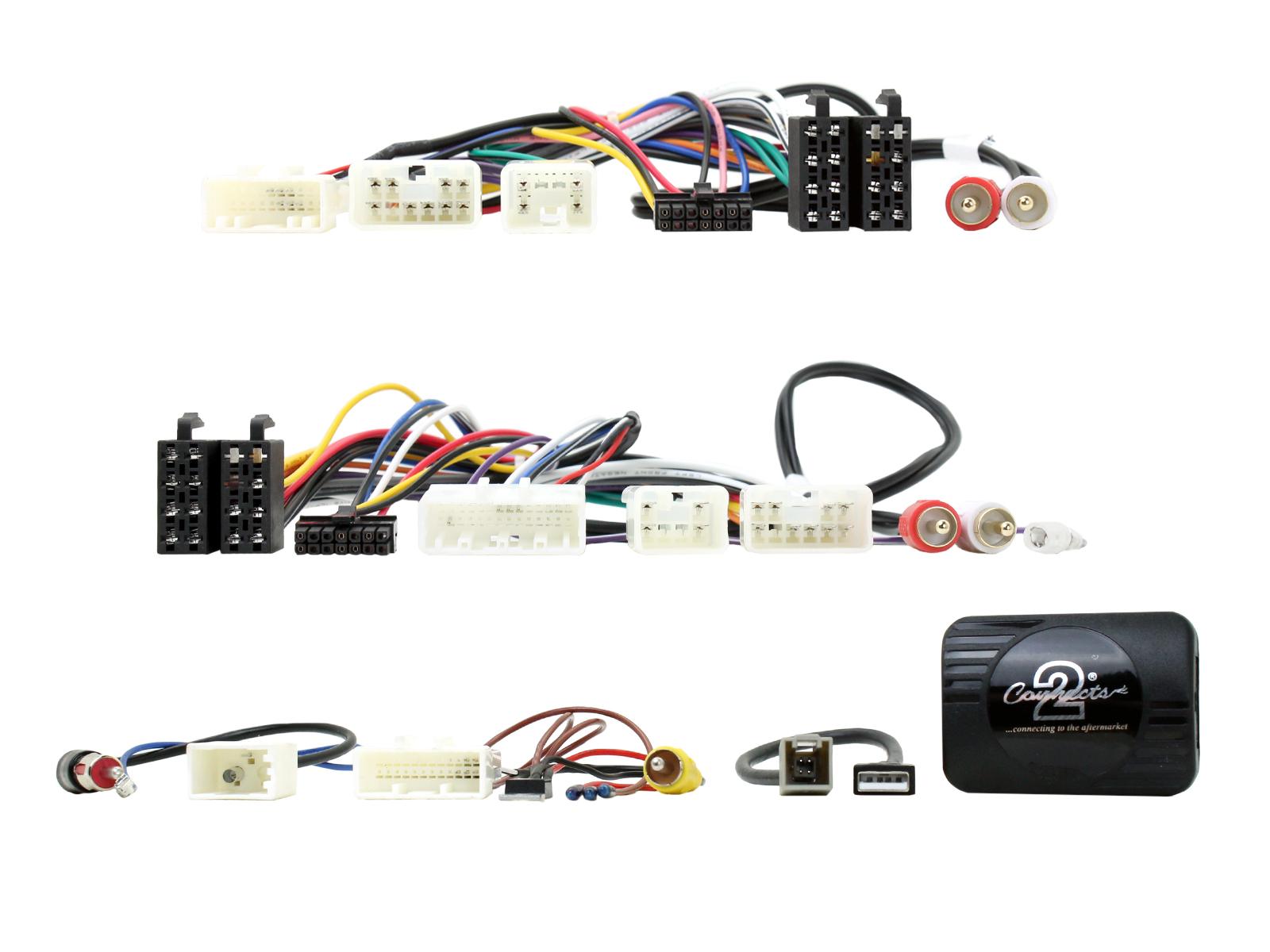 Swc Harness Toyota 2000 On (Retains Aux ,Usb ,Camera ,Aerial) (Has Both 20 & 28 Pin Swc Plugs)