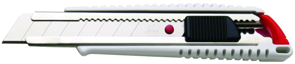 Nt Cutter Snap-Off Cutter 18Mm Blade Auto-Lock White (L-300Rp)