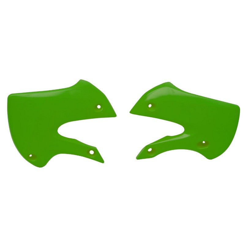 Radiator Shrouds Rtech Kawasaki Kx65 01-21 Klx110 02-09 Green
