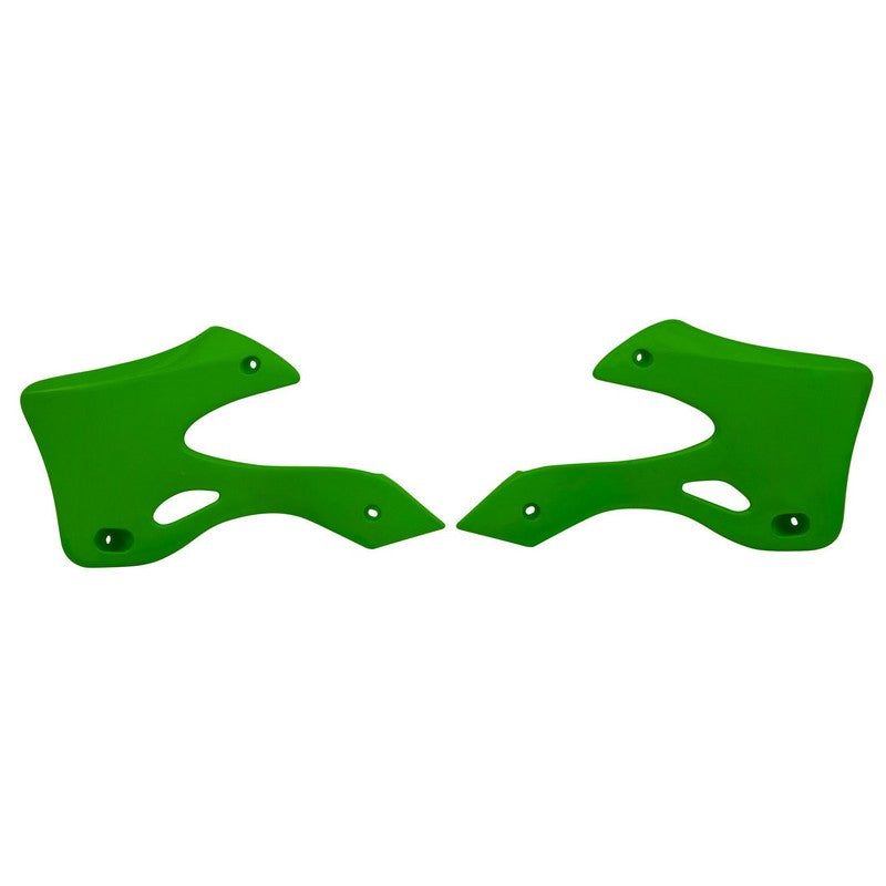 Radiator Shrouds Rtech Kawasaki Kx125 Kx250 99-02 Green