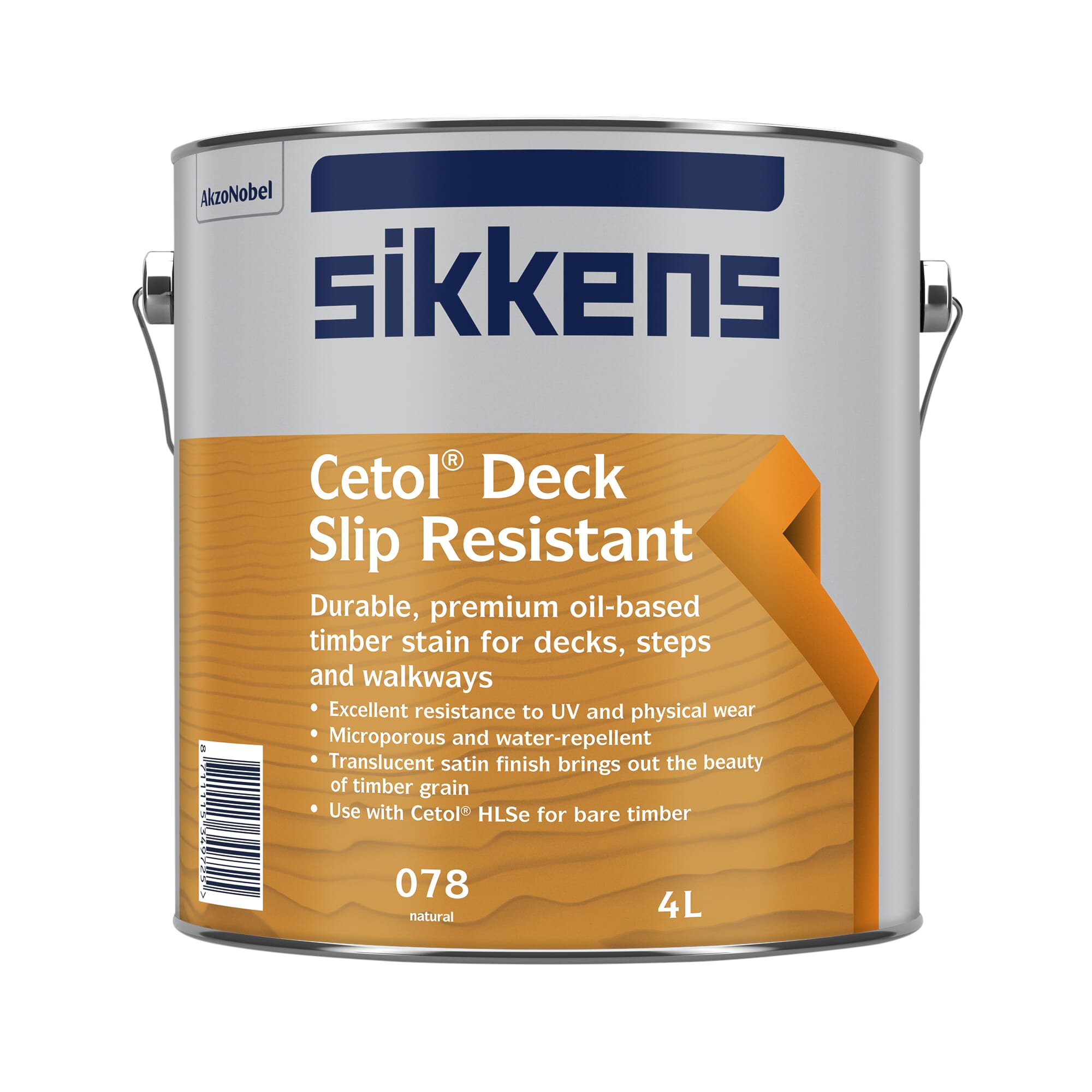 Sikkens Cetol Deck Non Slip  Natural 4L