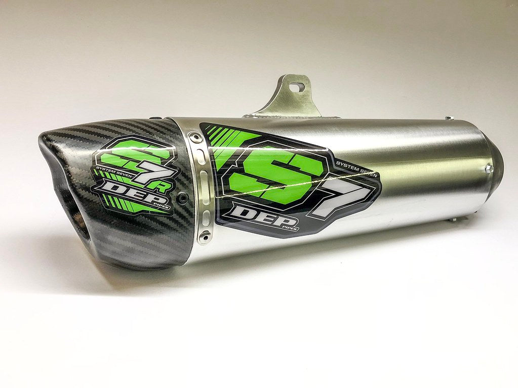 Muffler Dep S7R Fs Carbon Tip Kx450F 09-16 Must Be Used With Dep Header Pipe & Mid Section