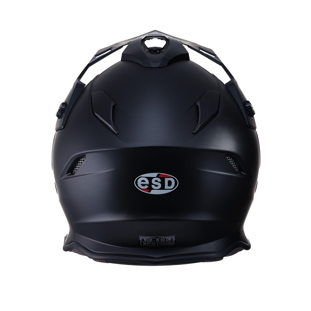 Adventure Motorcycle Helmet Eldorado E30 Medium Matte Black