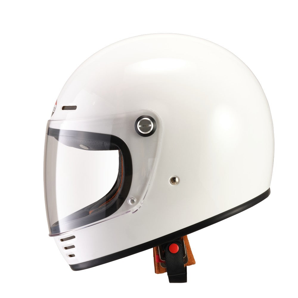 Motorcycle Helmet Eldorado E70 Retro Design Xl White