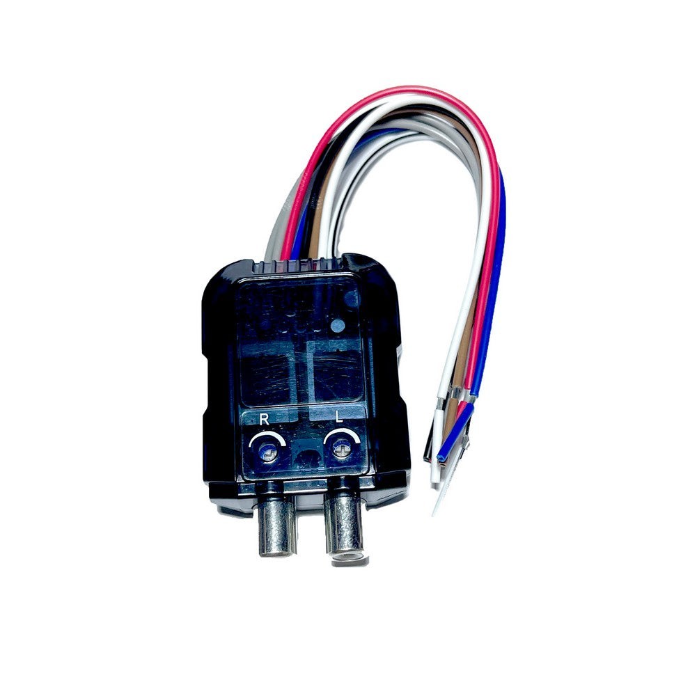 2 Ch Passive Line Out Converter Mini 80W Speaker To Rca With Amp Turn On