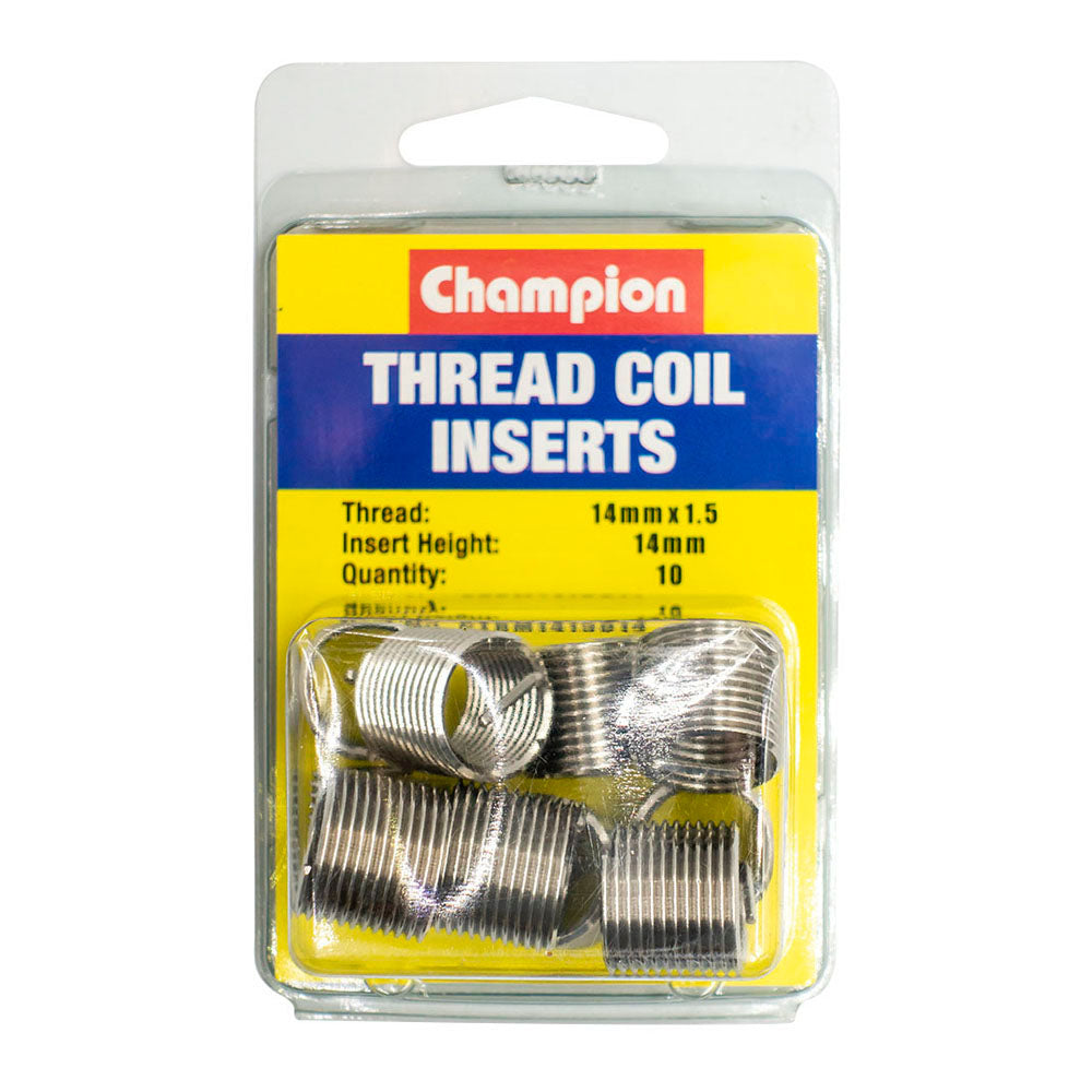 Champion M14 X 1.50 X 14Mm Thread Insert Refills -10Pk