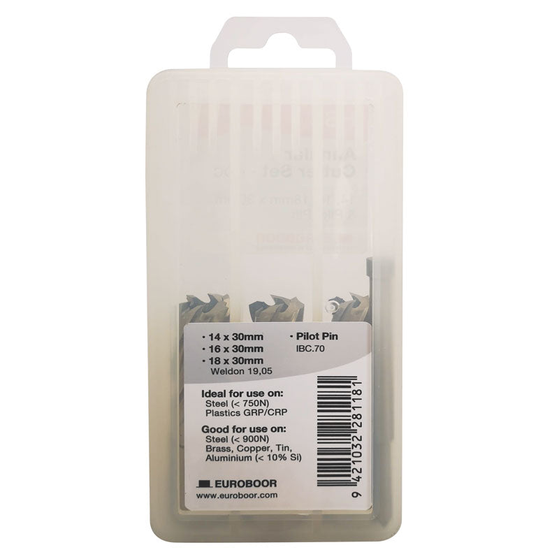 Euroboor Annular Cutter Set 4Pc