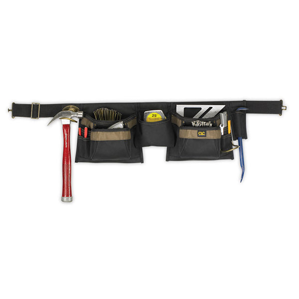 Kuny S 12 Pocket 600D Apron W/ Nylon Poly-Web Belt