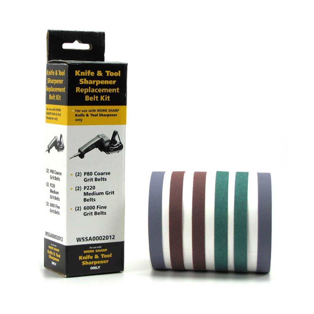 Replacement Belt Pack-P80  P220 & 6000 Grit-1/2X12In To S