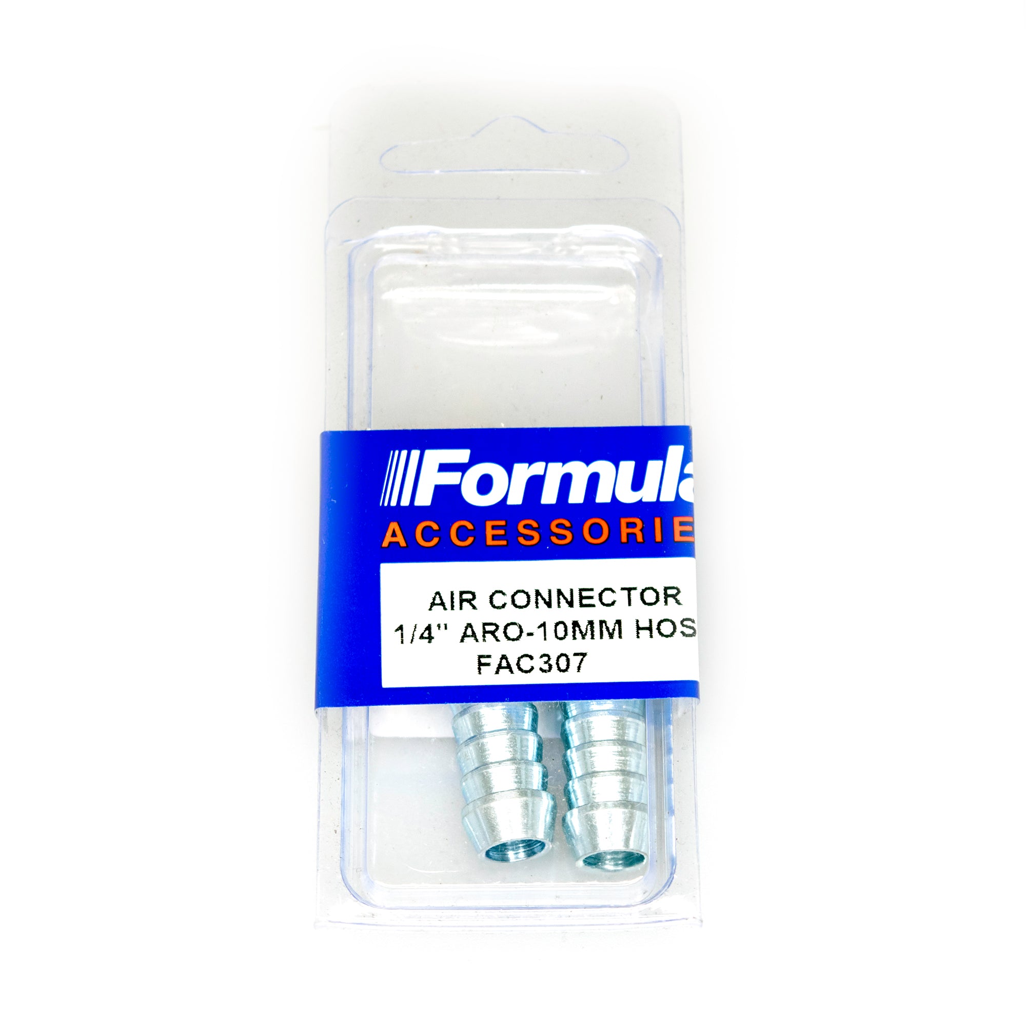 Formula 1/4" Aro Air Connector X 10Mm Hose 2Pk