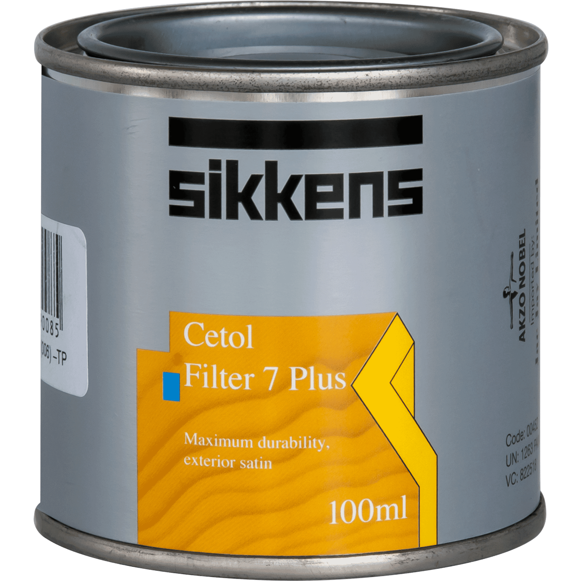 Sikkens Filter 7 Plus Silver Grey Test Pot