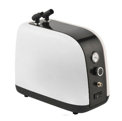 Formula Airbrush Compressor 1/6Hp With Regulator 0.4L Tank  White