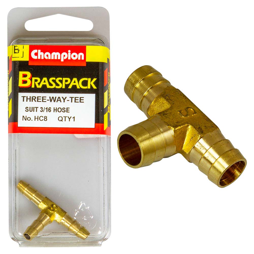 Champion Brass 3/16In  T  Joiner