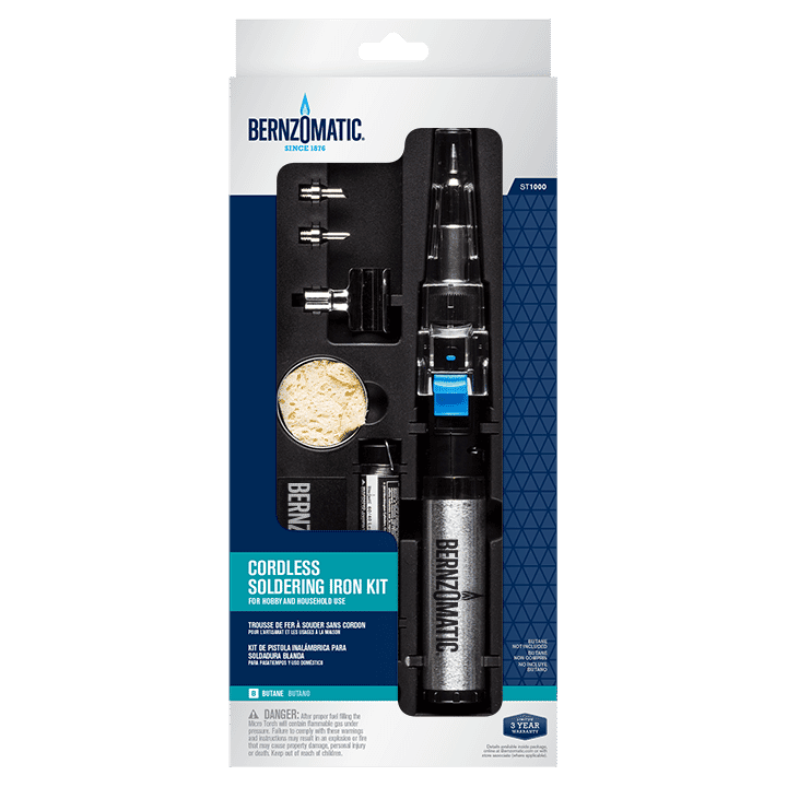 Bernzomatic Soldering & Repair Kit 7-In-1 Butane