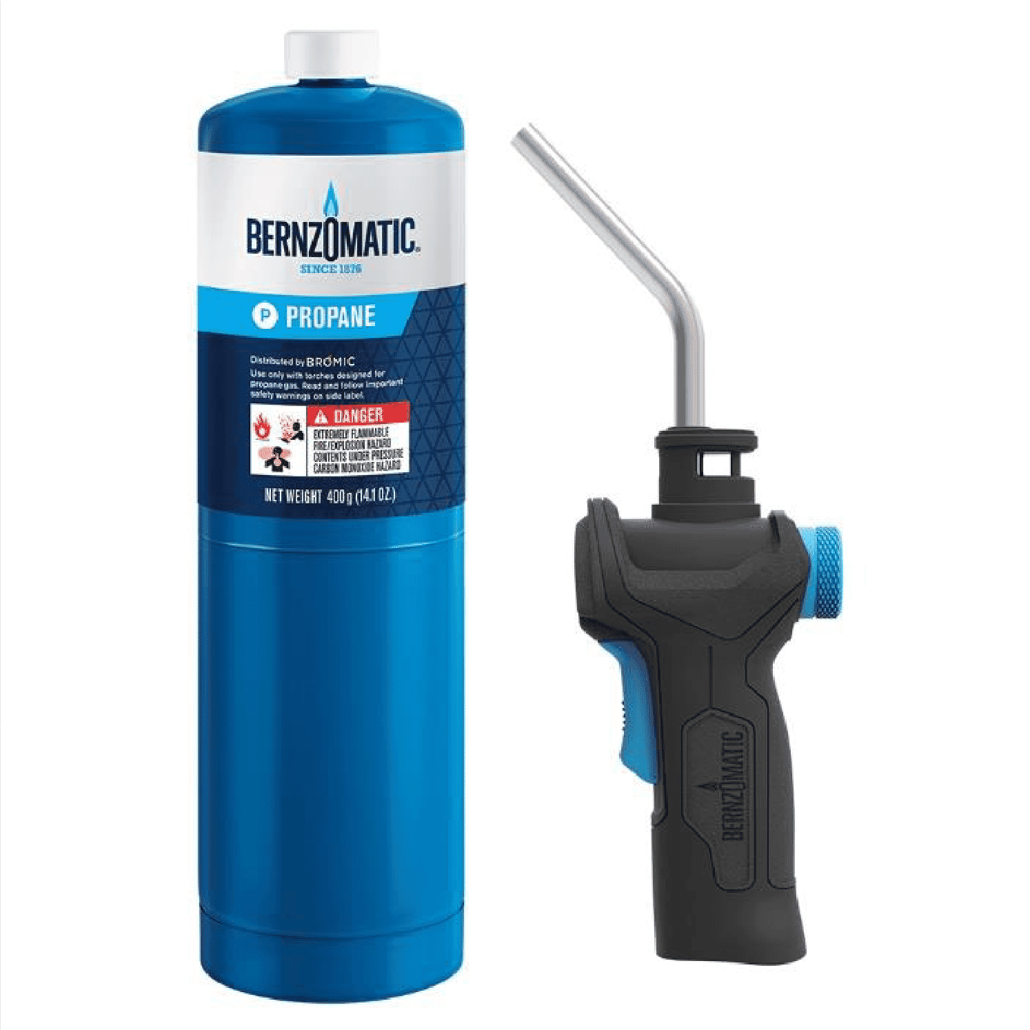 Bernzomatic Gas Torch & Propane Cylinder Kit