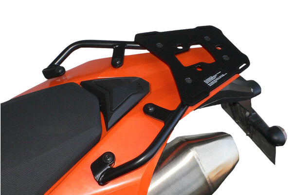 Alu Rack Carrier Sw Motech Lasered Ktm 690 Enduro 07-18 690 Enduro R 07-18 Black