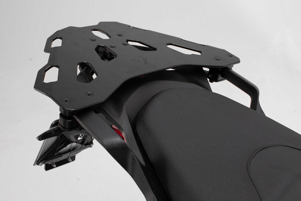 Rear Carrier Sw Motech Street Rack Sleek Aluminum Tail Carrier Integrates Into Sporty Bikes