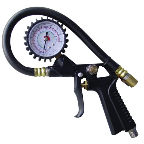 Ampro Tyre Inflator With Gauge Pistol Grip