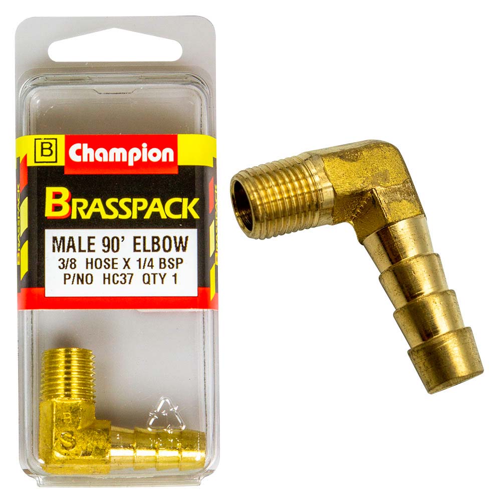Champion Brass 3/8In X 1/4In 90Deg Male Elbow