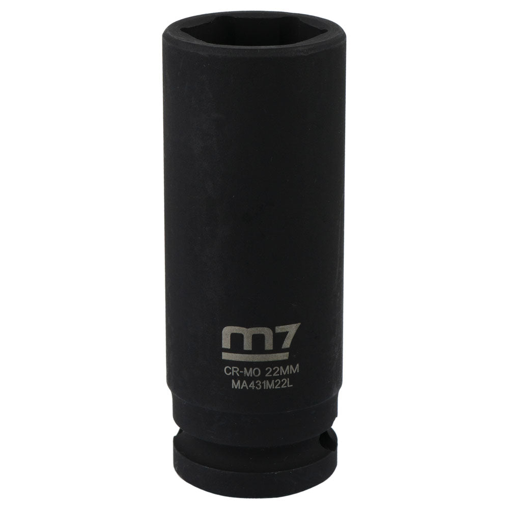 M7 Deep Impact Socket 1/2In Dr. 22Mm
