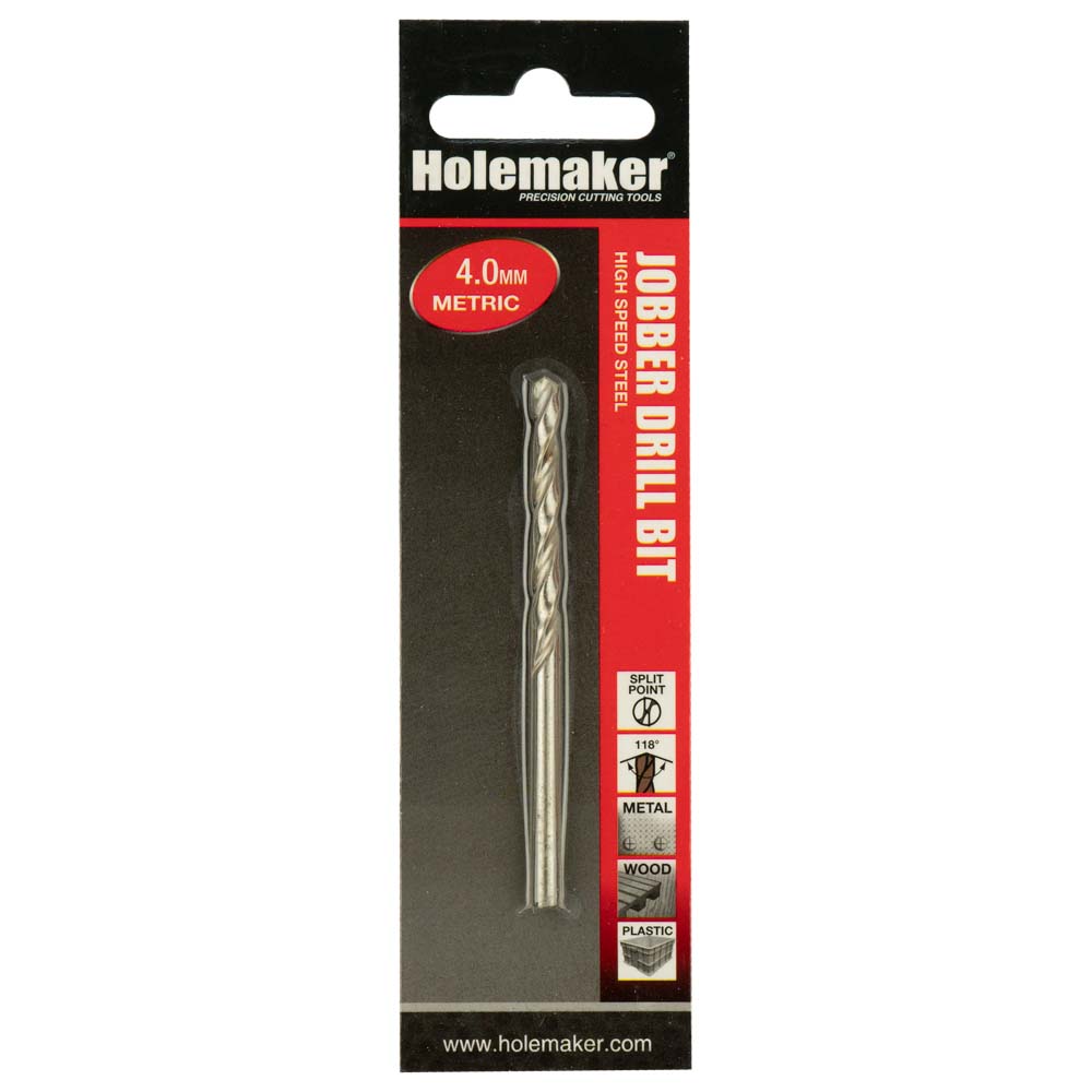 Holemaker Jobber Drill 4.0Mm - 1Pc (Carded)