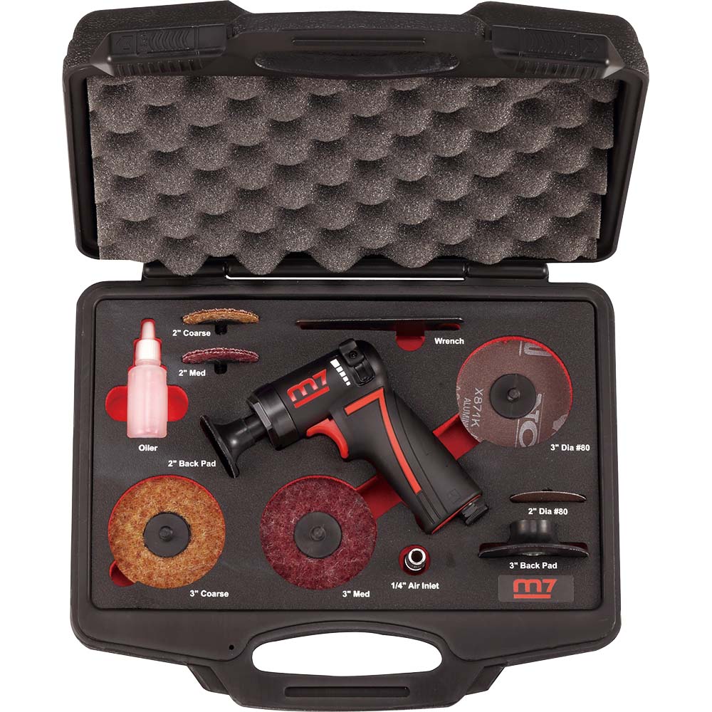 M7 11Pc Mini High Speed Sander Kit 2In/3In 18000Rpm