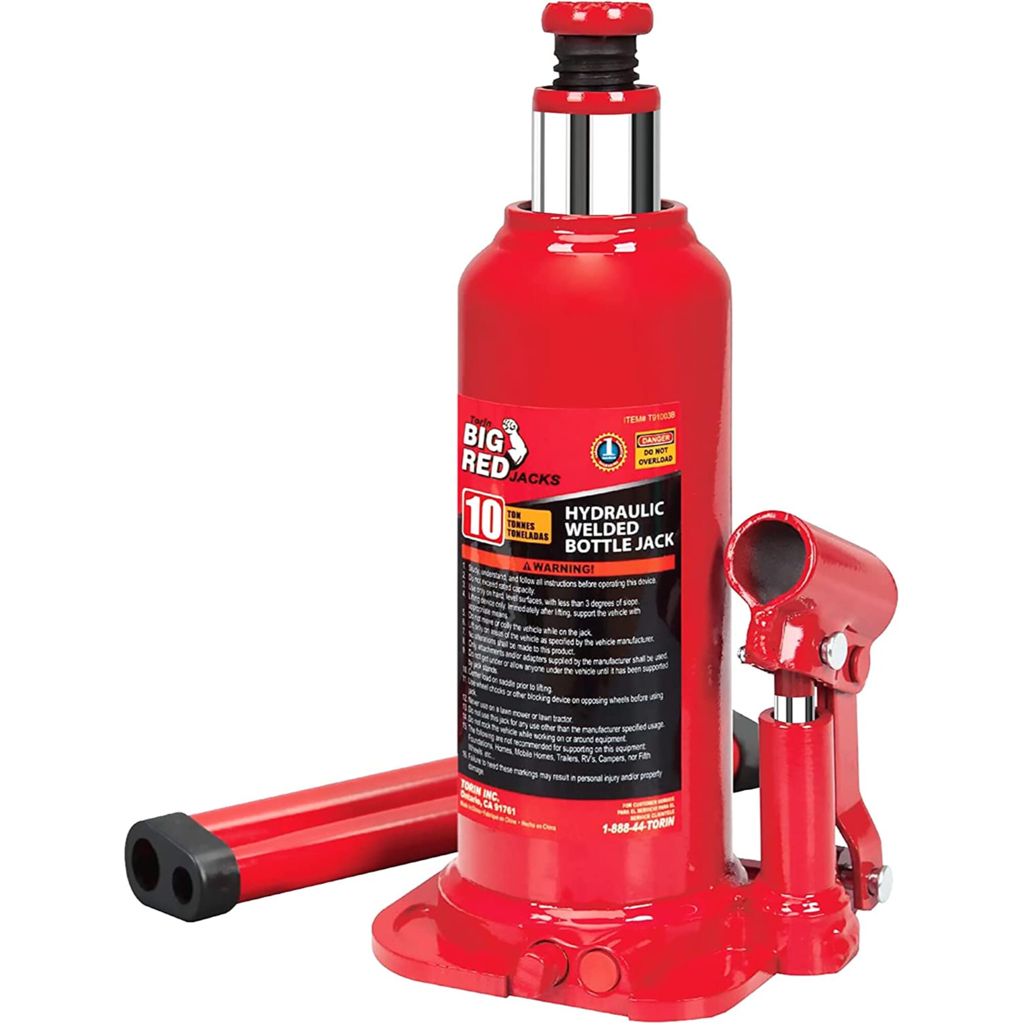 Torin - Big Red Welded Bottle Jack 10 Ton