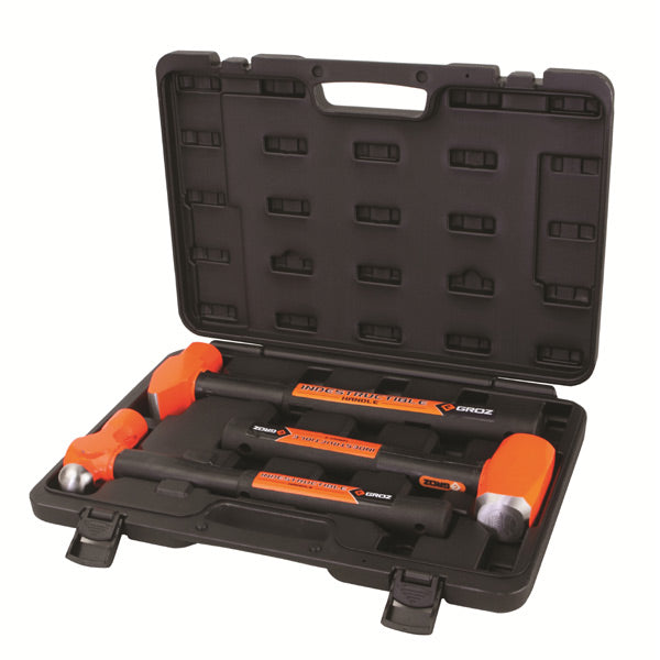 Groz 3Pc Indestructible Handle Hammer Kit (1)