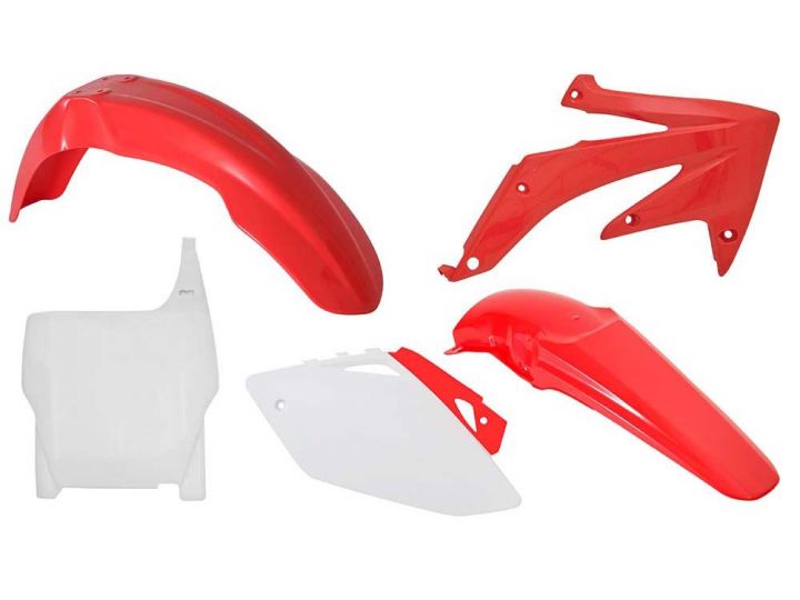 Plastic Kit Rtech Front &Rear Fenders Sidepanels &Radiator Shrouds&Front Numberplate Crf450R 05-06