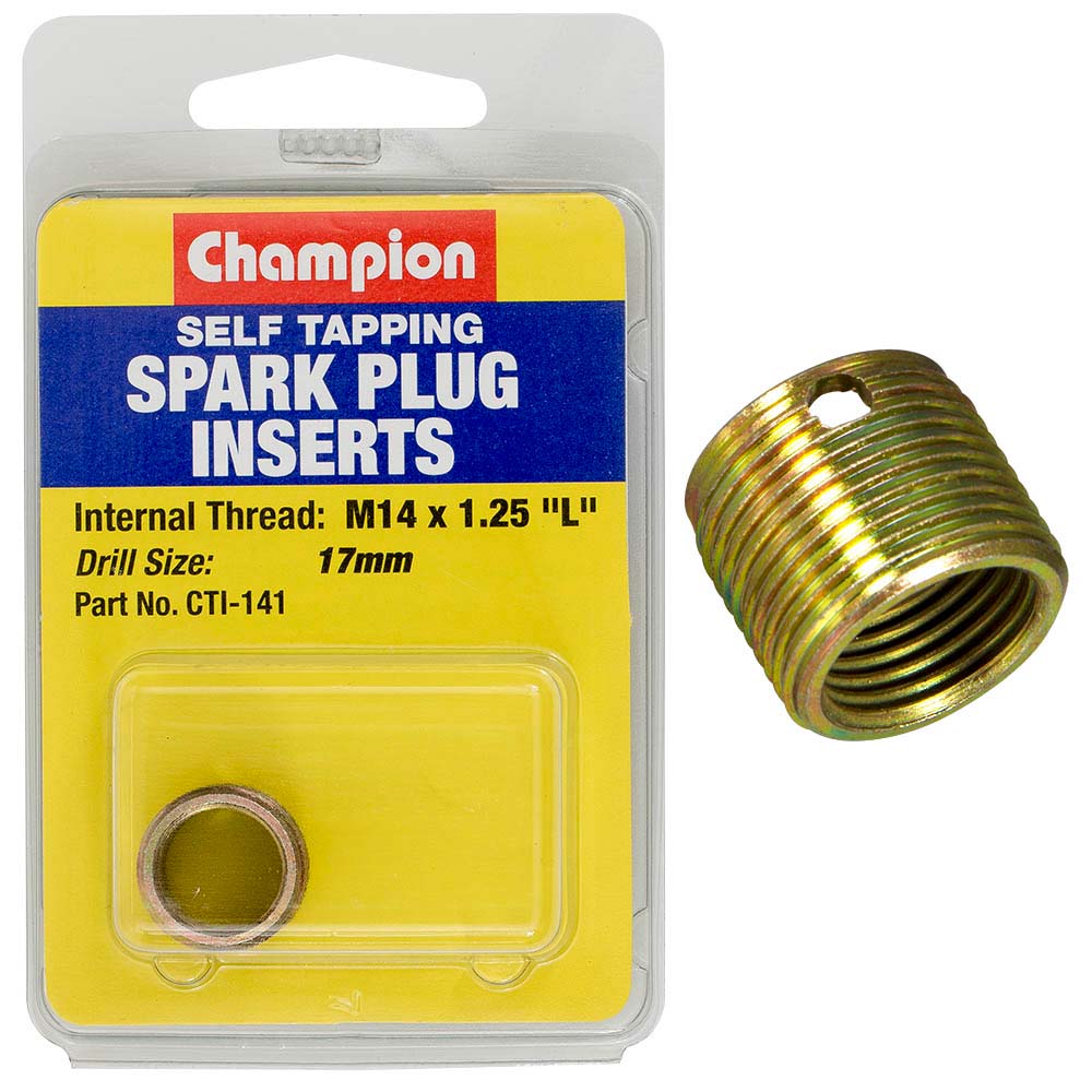 Champion S/Tapp. Thread Insert - M14 X 1.25Mm Long -1Pk