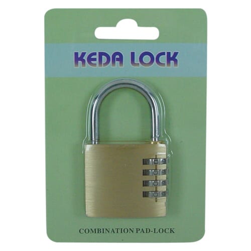 Tri-Circle Kd-T1040 Combination Padlock 40Mm  1 Per Card