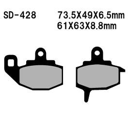 Brake Pads Psychic Sintered Front Kawasaki Kx125 Kx250 Kx500 87-88 Klr650 87-07