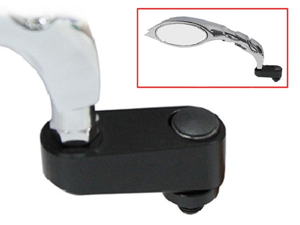 Motorcycle Mirror Extend Offers 40Mm Horizontal &27Mm Vertical Extra -Motorcycles Using 10Mm Thread