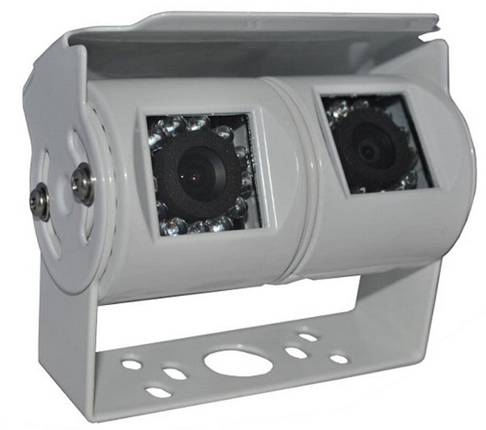 Mongoose Heavy Duty Dual Camera - Pal - (White)