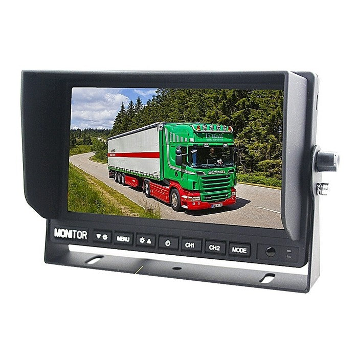 Mongoose 7" Ahd - Rear View Monitor - 3 Camera Input