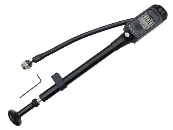 Fork Pump Psychic Suitable For Mtb Shocks Large Digital Lcd Screen Max Pressure 300Psi Auto Shutdown