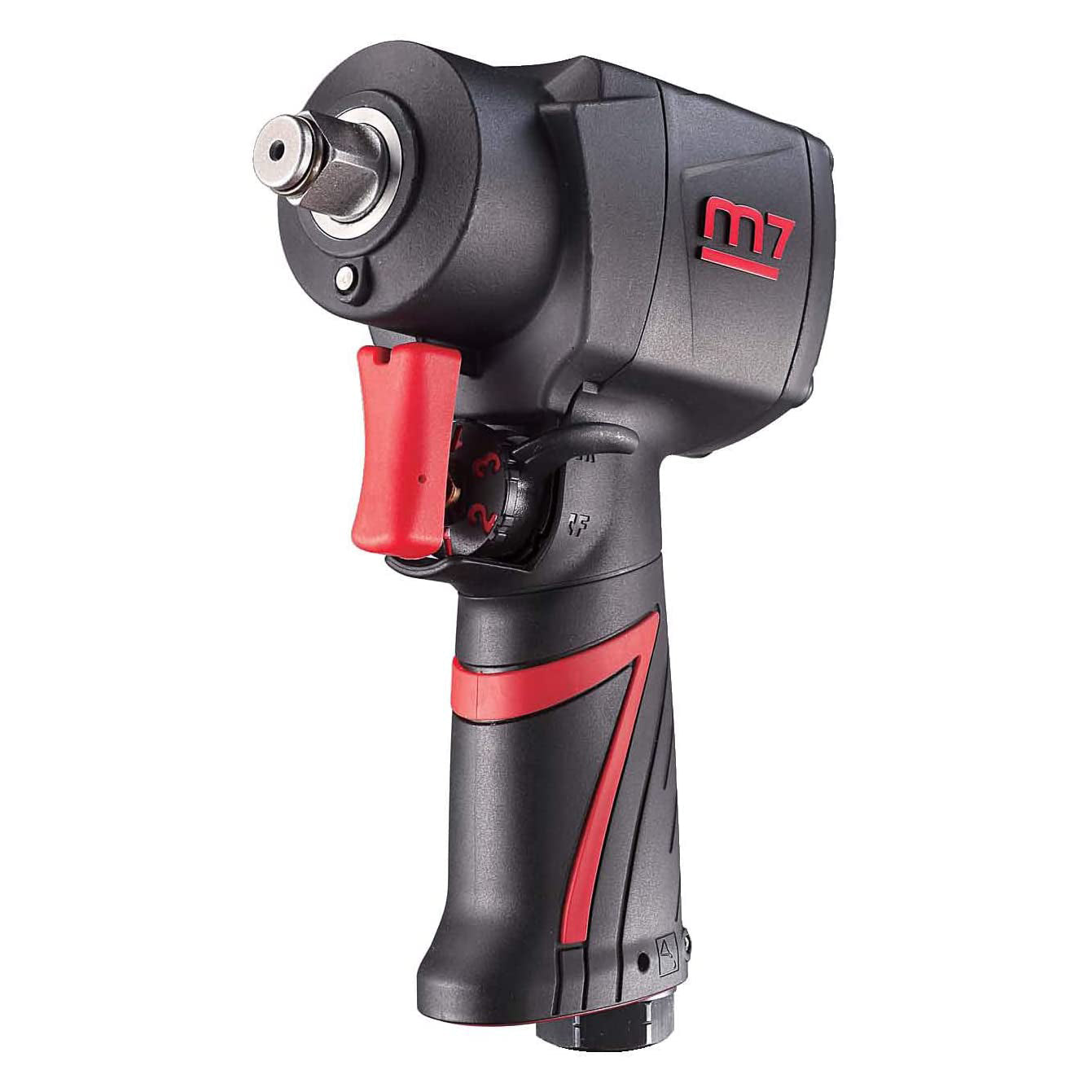 M7 Air Impact Wrench 1/2" Drive Twin Hammer Quiet 550Ft