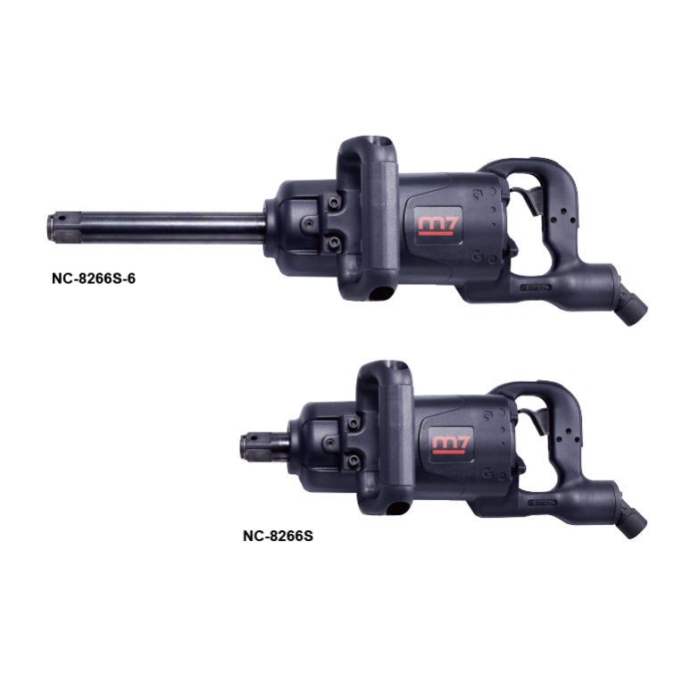 M7 Air Impact Wrench 1" Drive Twin Hammer 6" Anvil 2300Ft