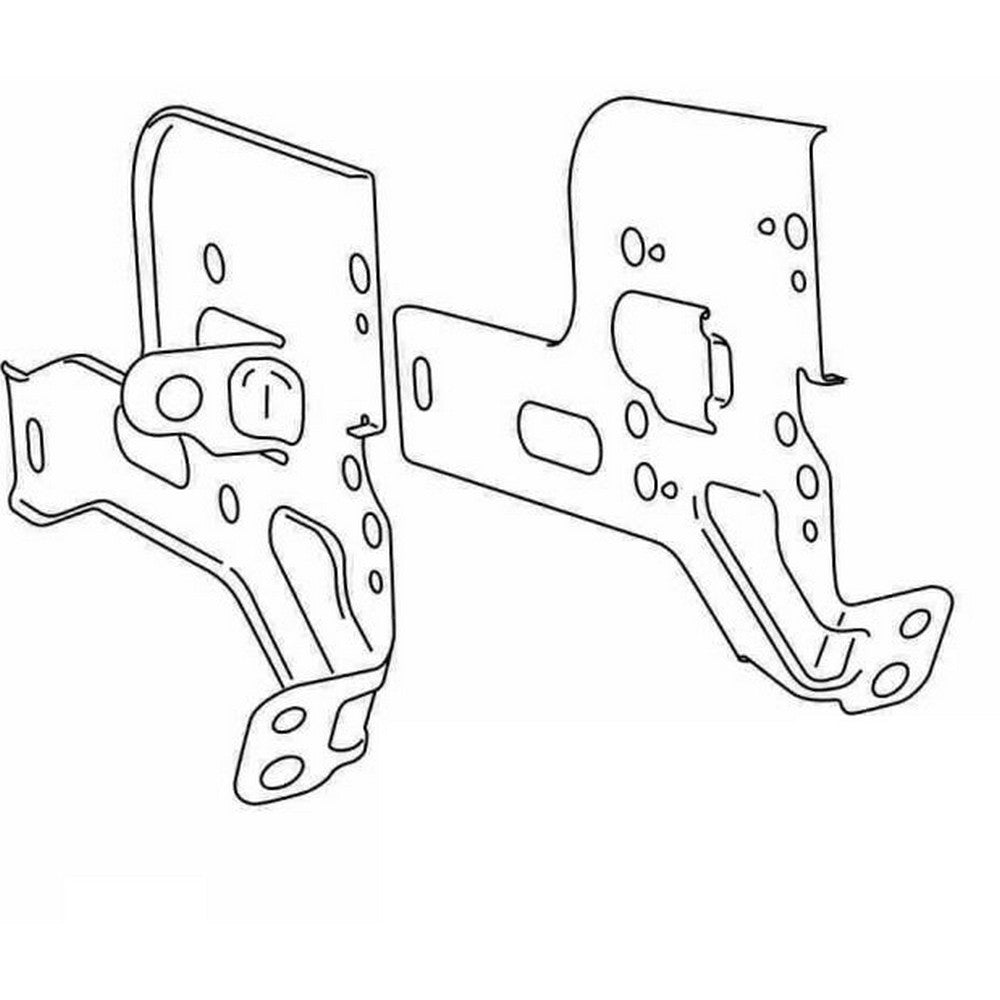 Radio Brackets Toyota Hilux 2007 2011 On Side Mount Brackets
