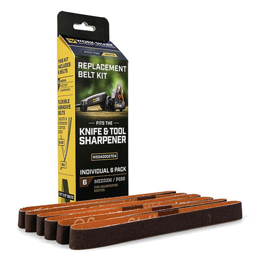 Replacement Belt Pack 220 Grit For Wskts (Brown)