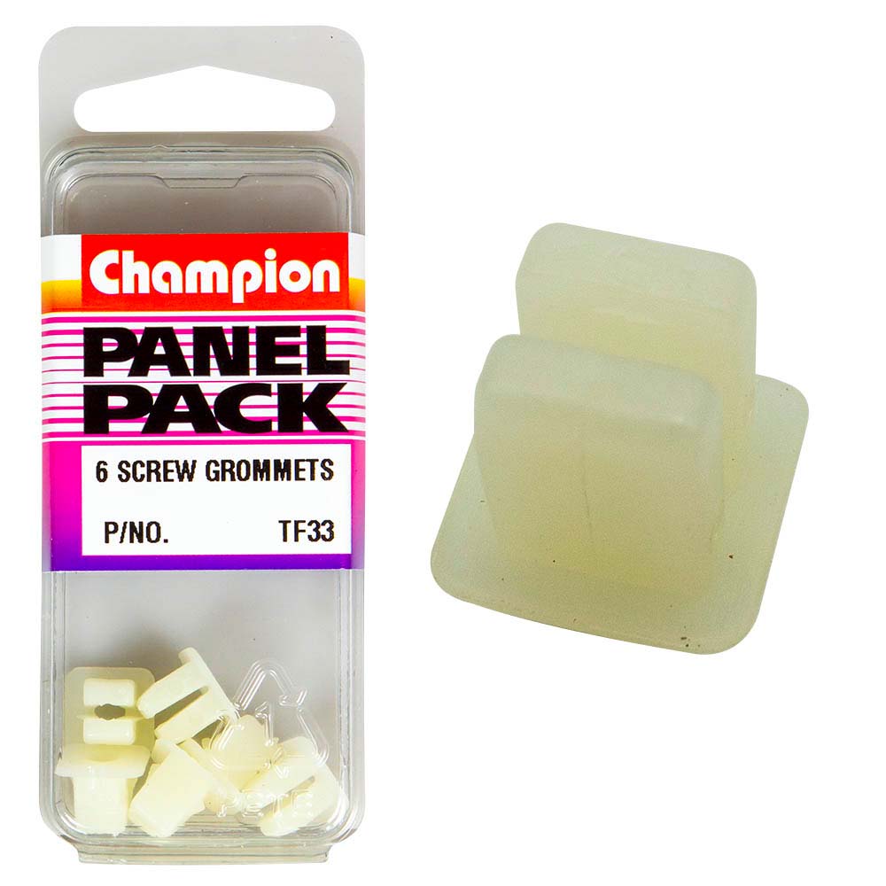 Champion 6G Set Screw Grommet White -1Pk