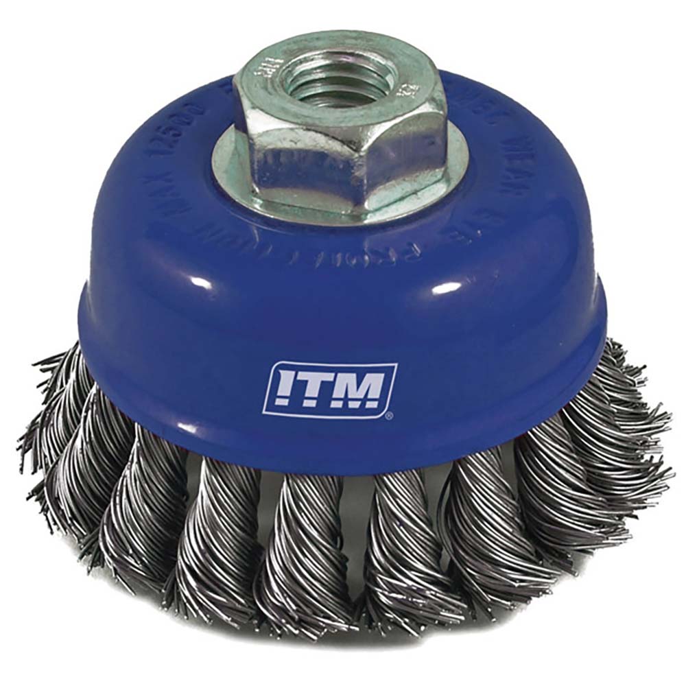 Itm Twist Knot Cup Brush Steel 50Mm
