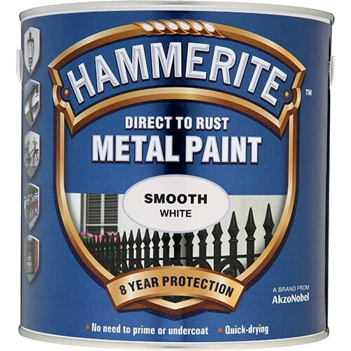 Hammerite Smooth 2.5Litre White