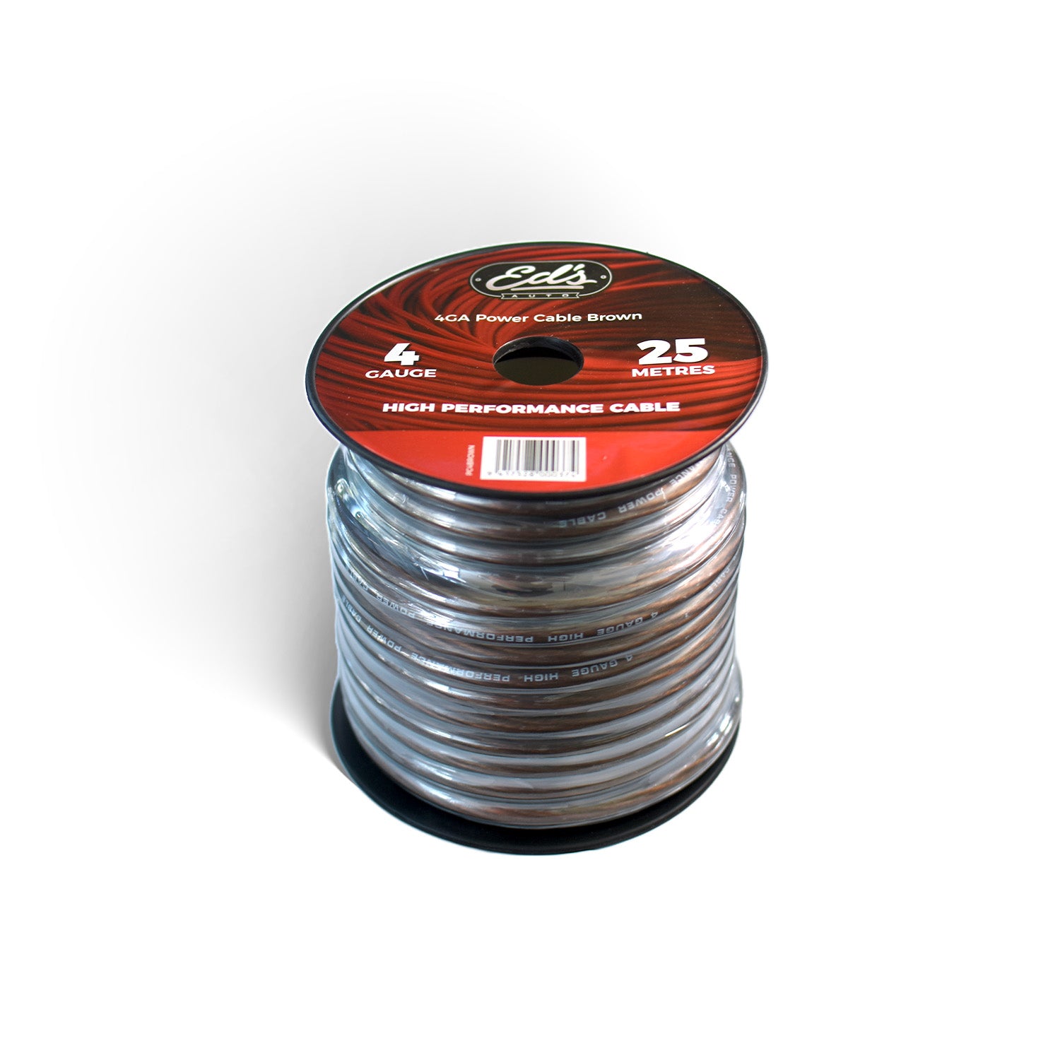 Eds 4 Gauge 21.2Mm2 Cca Power Cable Matt Flexible Frosted Brown 25 Metres