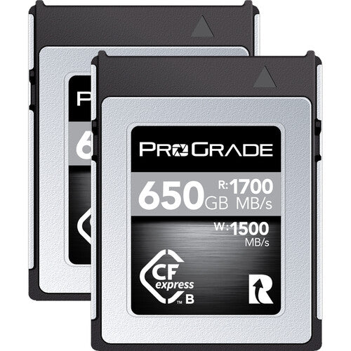 Prograde Digital Cfexpress Type B Cobalt 650Gb R1700Mb/S W1500Mb/S 2Pk
